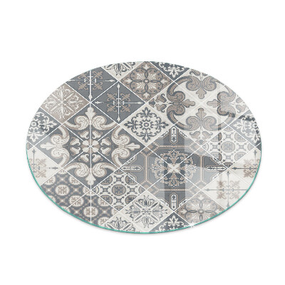 Vetro sotto il camino Motivo decorativo a mosaico
