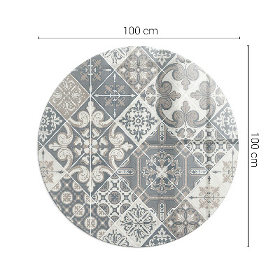 Vetro sotto il camino Motivo decorativo a mosaico