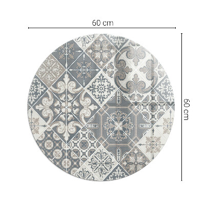 Vetro sotto il camino Motivo decorativo a mosaico