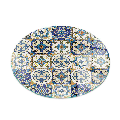 Vetro sotto il camino Motivo a mosaico con fiori