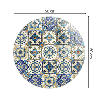 Vetro sotto il camino Motivo a mosaico con fiori