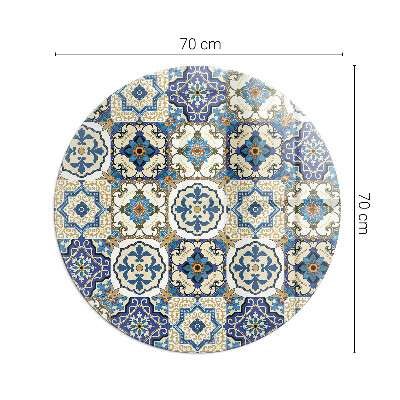Vetro sotto il camino Motivo a mosaico con fiori