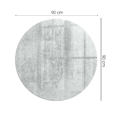 Vetro sotto il camino con struttura in calcestruzzo grezzo