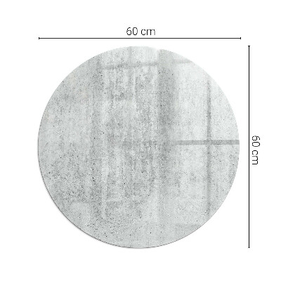 Vetro sotto il camino con struttura in calcestruzzo grezzo