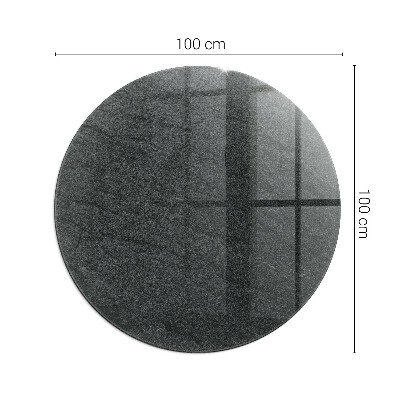 Vetro sotto il camino rotondo Texture della superficie della pietra