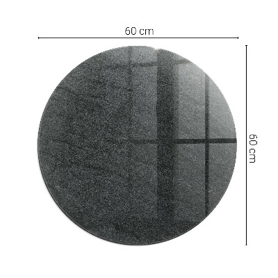 Vetro sotto il camino rotondo Texture della superficie della pietra