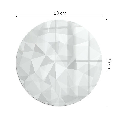 Vetro sotto il camino Motivo geometrico astratto