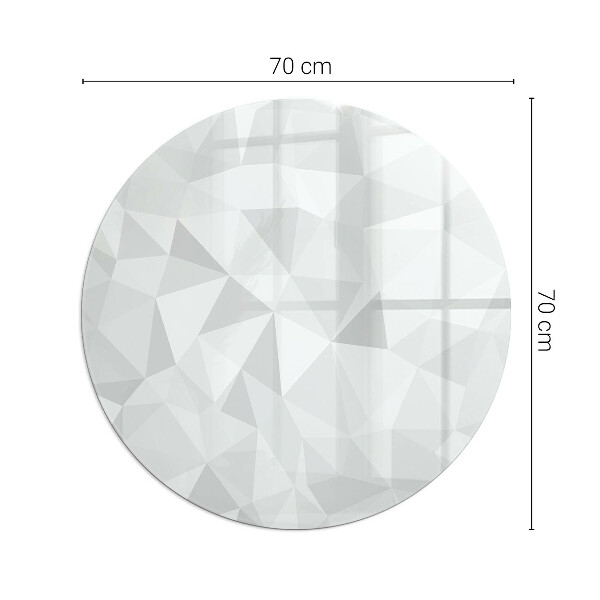 Vetro sotto il camino Motivo geometrico astratto