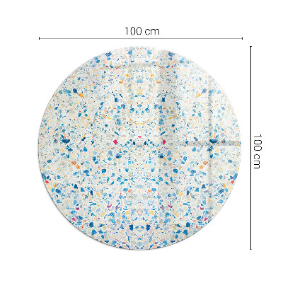 Vetro sotto il camino con motivo astratto e trama