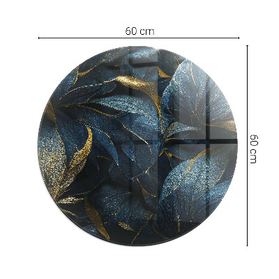 Vetro sotto il camino con motivo a foglie dalla texture raffinata