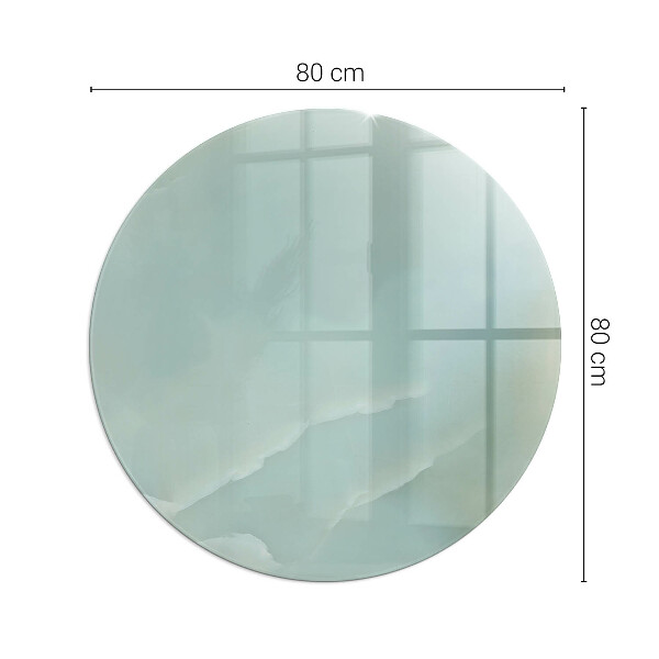 Vetro sotto il camino con delicato motivo marmoreo