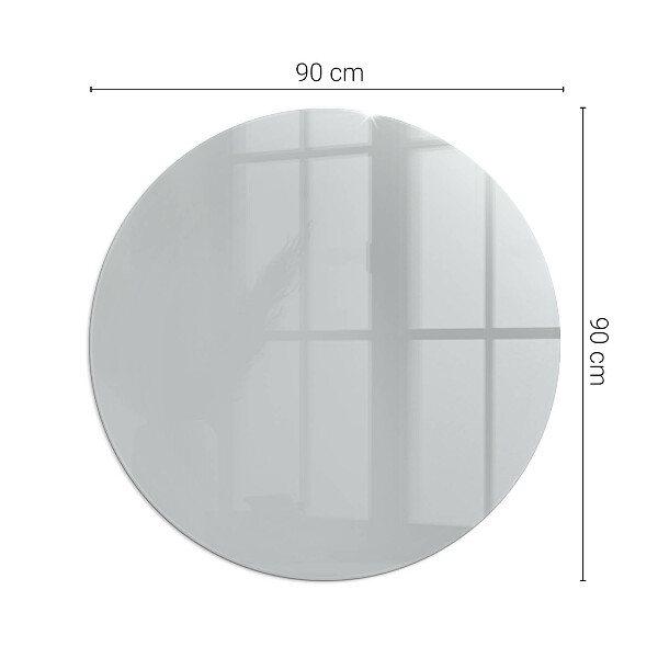Vetro sotto il camino Colore grigio chiaro