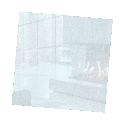 Rettangolare vetro sotto stufa con effetto visivo di vetro satinato