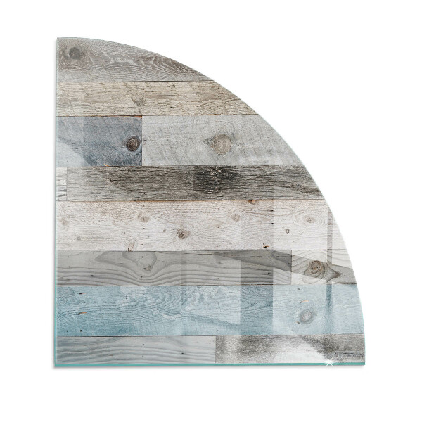 Vetro sotto stufa a quarto di cerchio in diversi colori