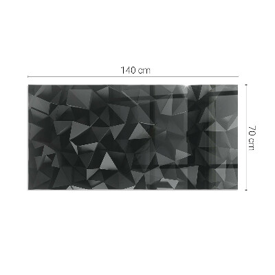 Vetro sotto stufa Modello geometrico tridimensionale