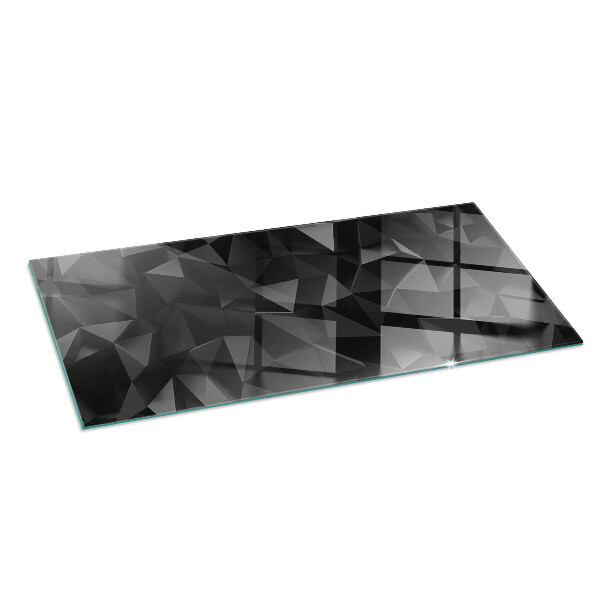 Vetro sotto stufa Modello geometrico tridimensionale