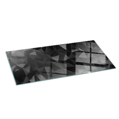 Vetro sotto stufa Modello geometrico tridimensionale