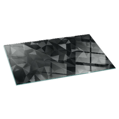 Vetro sotto stufa Modello geometrico tridimensionale