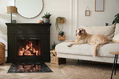 Vetro sotto stufa con motivo geometrico tridimensionale