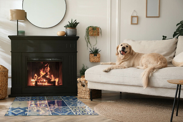 Vetro sotto stufa con design eleganti ispirati alla ceramica