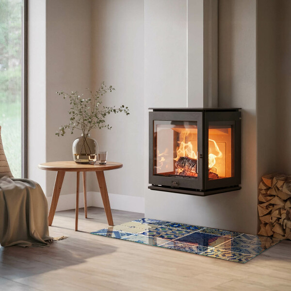 Vetro sotto stufa con design eleganti ispirati alla ceramica