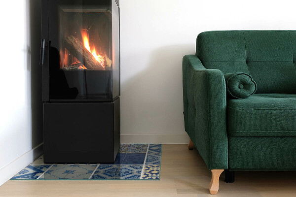 Vetro sotto stufa con design eleganti ispirati alla ceramica