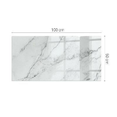 Vetro sotto stufa Struttura in marmo con venature delicate