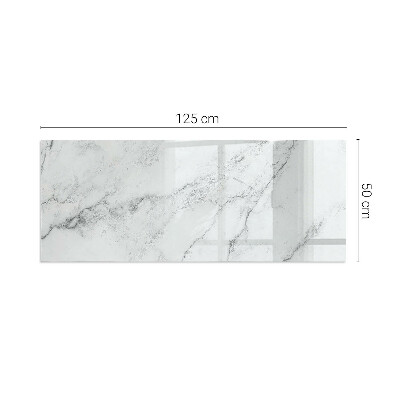 Vetro sotto stufa Struttura in marmo con venature delicate