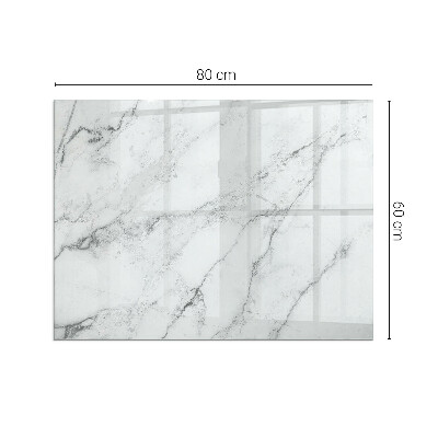 Vetro sotto stufa Struttura in marmo con venature delicate
