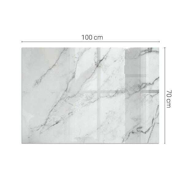 Vetro sotto stufa Struttura in marmo con venature delicate