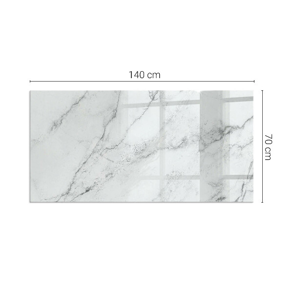 Vetro sotto stufa Struttura in marmo con venature delicate