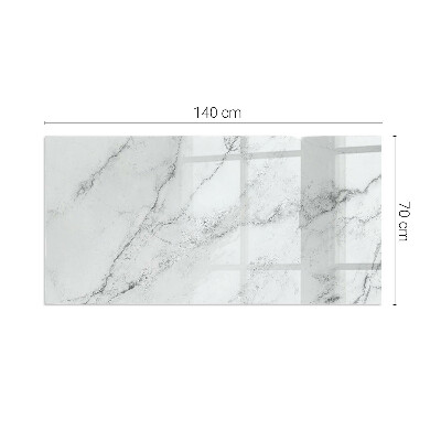 Vetro sotto stufa Struttura in marmo con venature delicate