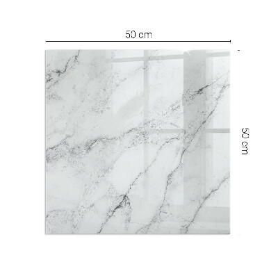Vetro sotto stufa Struttura in marmo con venature delicate