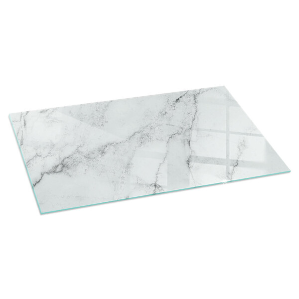 Vetro sotto stufa Struttura in marmo con venature delicate