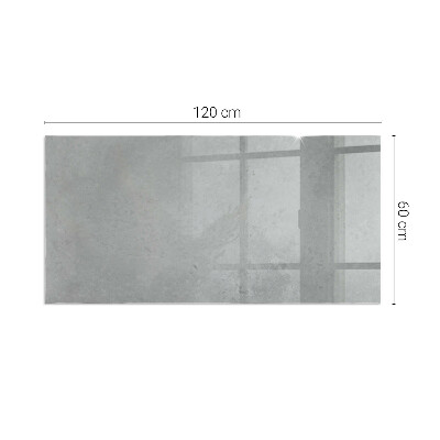 Vetro sotto stufa rettangolare in stile effetto cemento