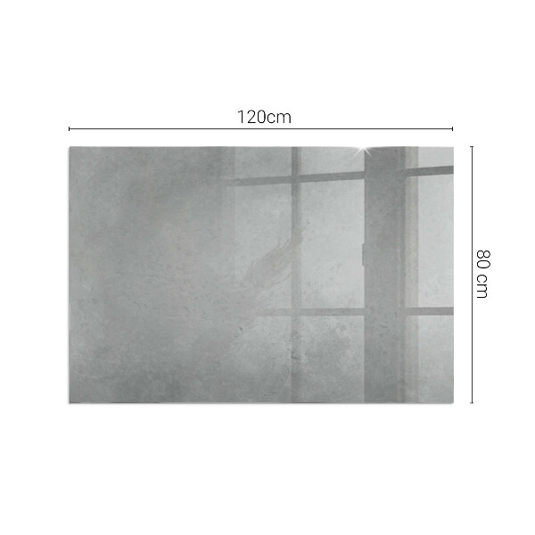 Vetro sotto stufa rettangolare in stile effetto cemento