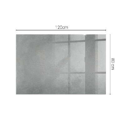Vetro sotto stufa rettangolare in stile effetto cemento