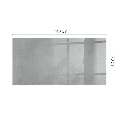 Vetro sotto stufa rettangolare in stile effetto cemento