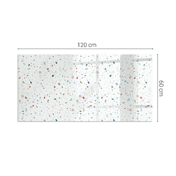 Vetro sotto stufa rettangolare in vetro sottile con micro forme dal design armonico