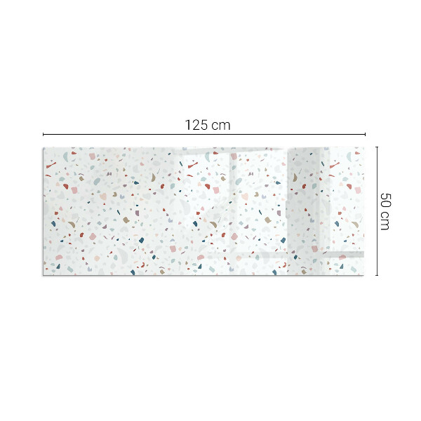 Vetro sotto stufa rettangolare in vetro sottile con micro forme dal design armonico