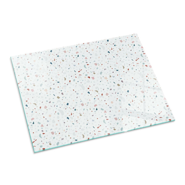 Vetro sotto stufa rettangolare in vetro sottile con micro forme dal design armonico