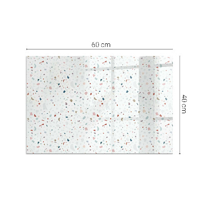 Vetro sotto stufa rettangolare Micro forme in sottile armonia