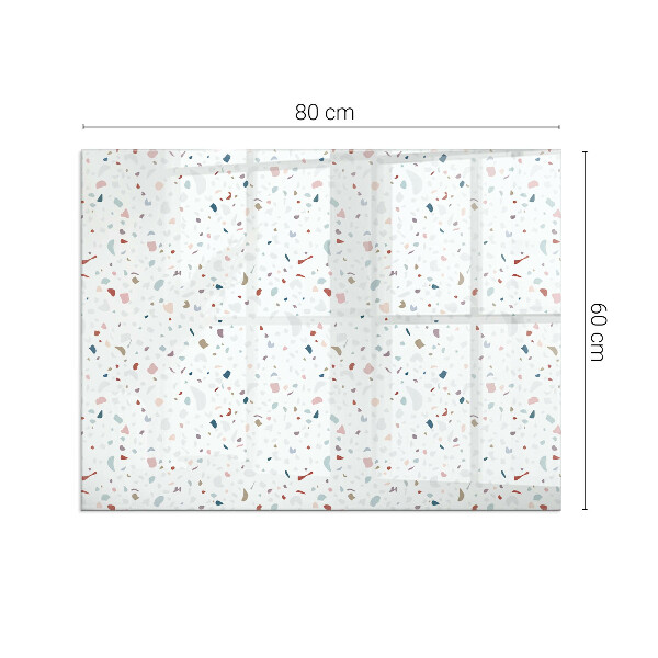 Vetro sotto stufa rettangolare in vetro sottile con micro forme dal design armonico