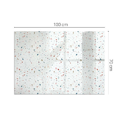 Vetro sotto stufa rettangolare in vetro sottile con micro forme dal design armonico