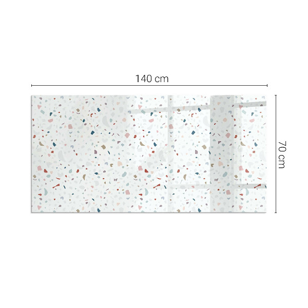 Vetro sotto stufa rettangolare in vetro sottile con micro forme dal design armonico