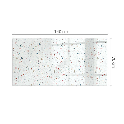 Vetro sotto stufa rettangolare in vetro sottile con micro forme dal design armonico