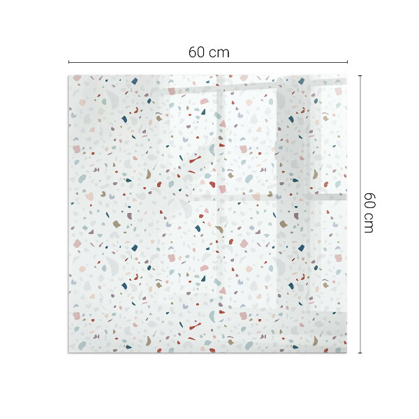 Vetro sotto stufa rettangolare Micro forme in sottile armonia