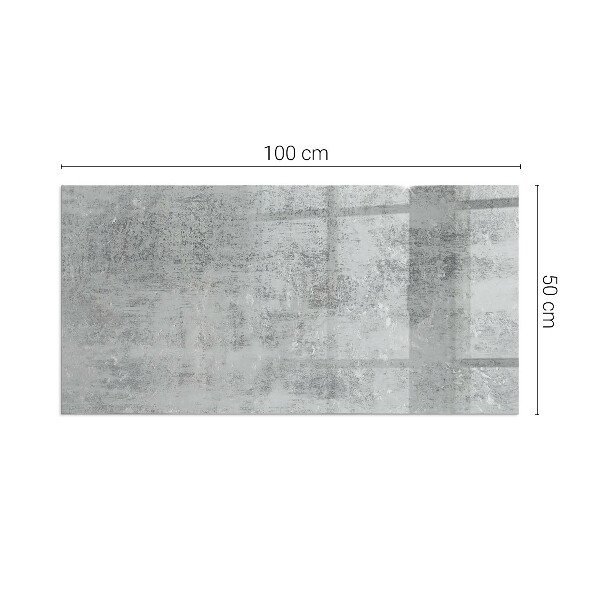 Vetro sotto stufa rettangolare con uno sfondo a struttura astratta