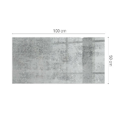 Vetro sotto stufa rettangolare con uno sfondo a struttura astratta