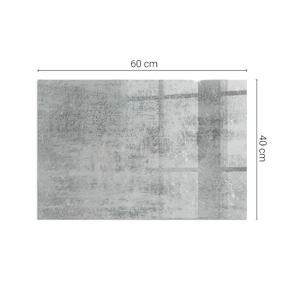 Vetro sotto stufa rettangolare con uno sfondo a struttura astratta
